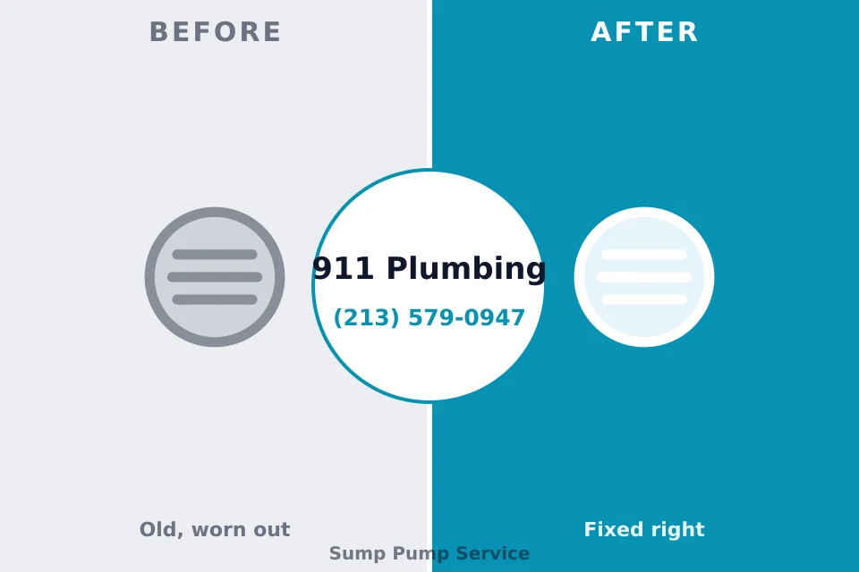Before and after: plumbing repair Yellow Springs, OH